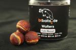 Fish Mussel Wafters Color  Pink/Blue 100 g.